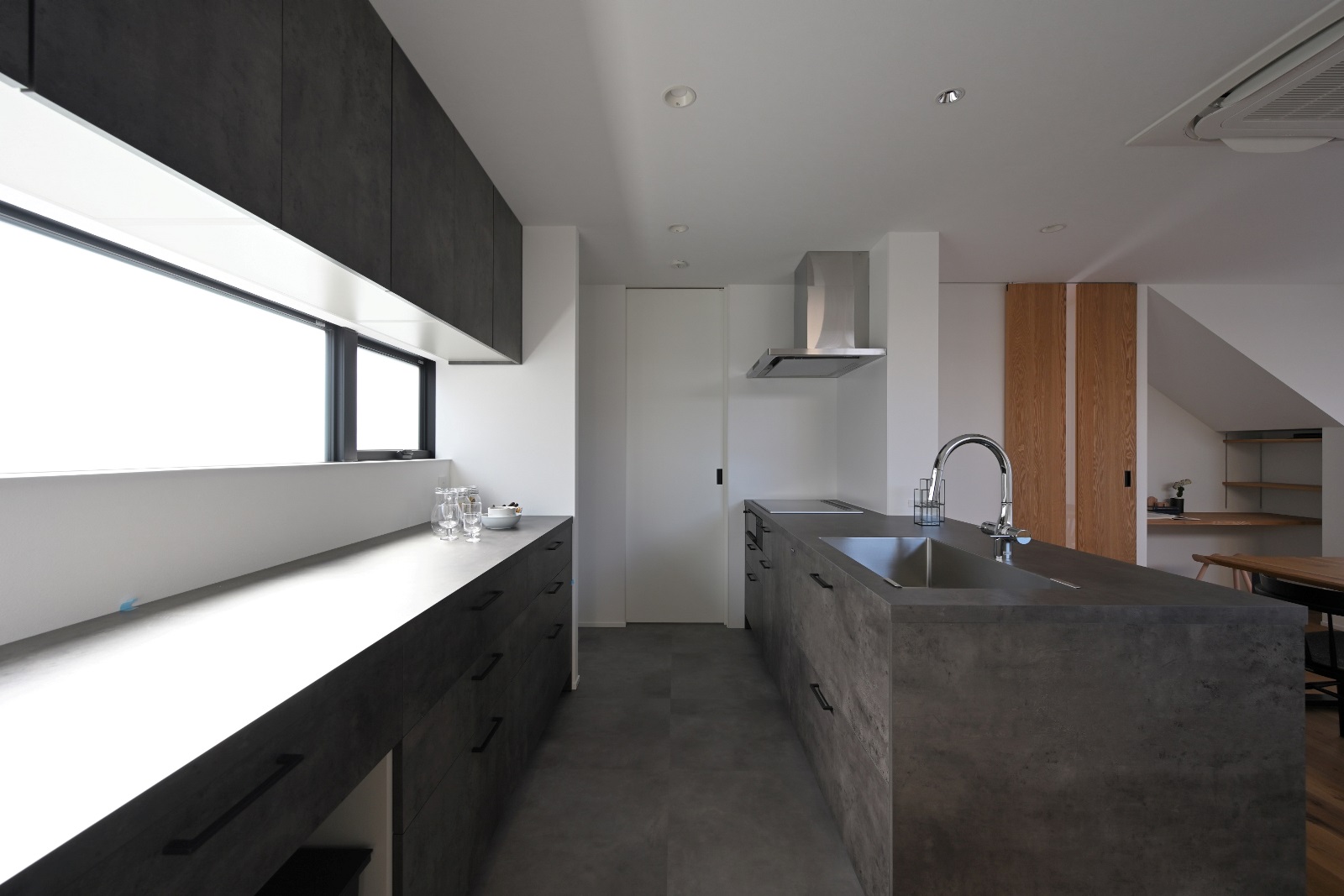 リビングで楽しむ家